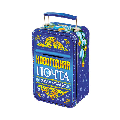 Упаковка для сладких детских новогодних подарков «Почта ДМ»
