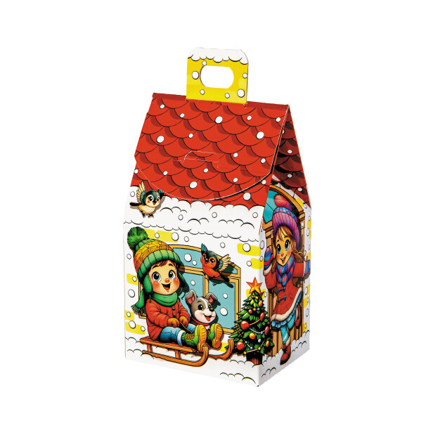 Детский сладкий новогодний подарок «Домик». Фото 2