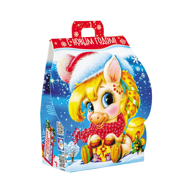 Детский сладкий новогодний подарок «Улыбка». Фото 1
