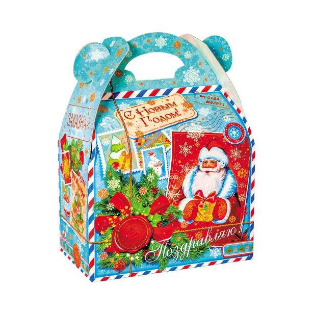 Детский сладкий новогодний подарок «Письмо ДМ». Фото 1