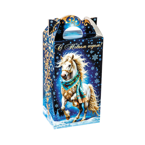 Детский сладкий новогодний подарок «Снежинка». Фото 1