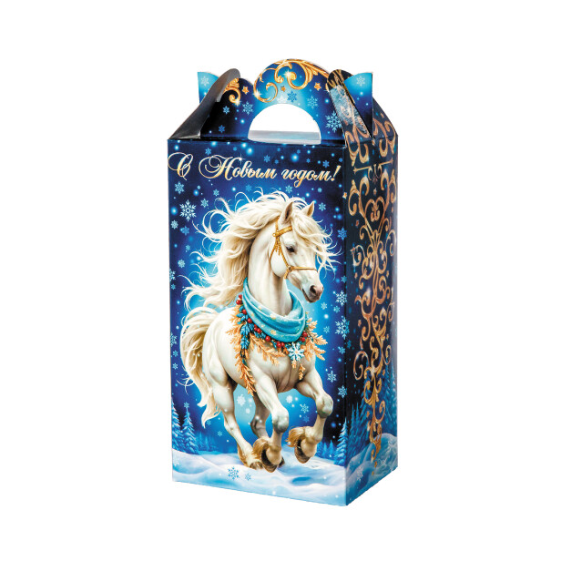 Детский сладкий новогодний подарок «Снежинка». Фото 2