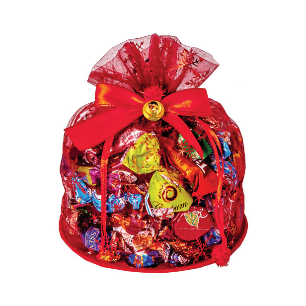 Детский сладкий новогодний подарок «Лукошко»