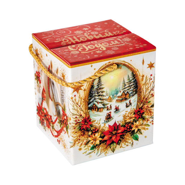 Детский сладкий новогодний подарок «Зимняя пора». Фото 2