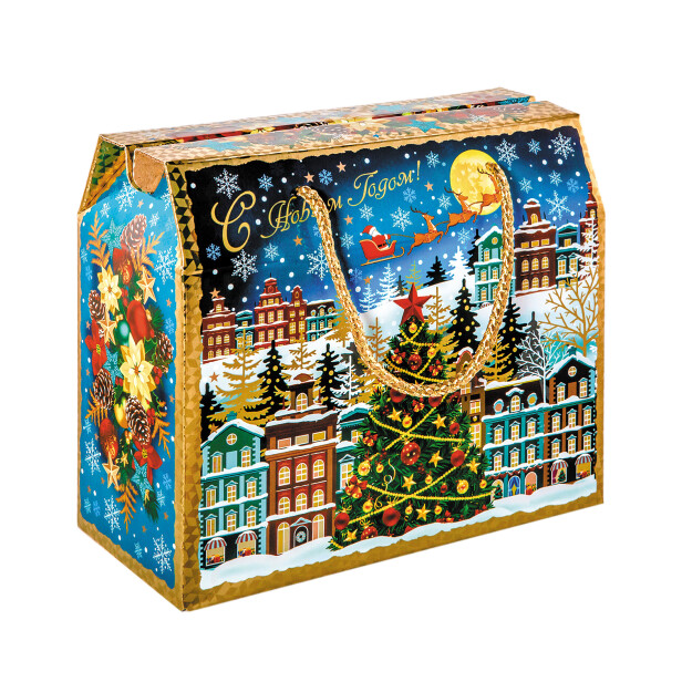 Детский сладкий новогодний подарок «Городок»