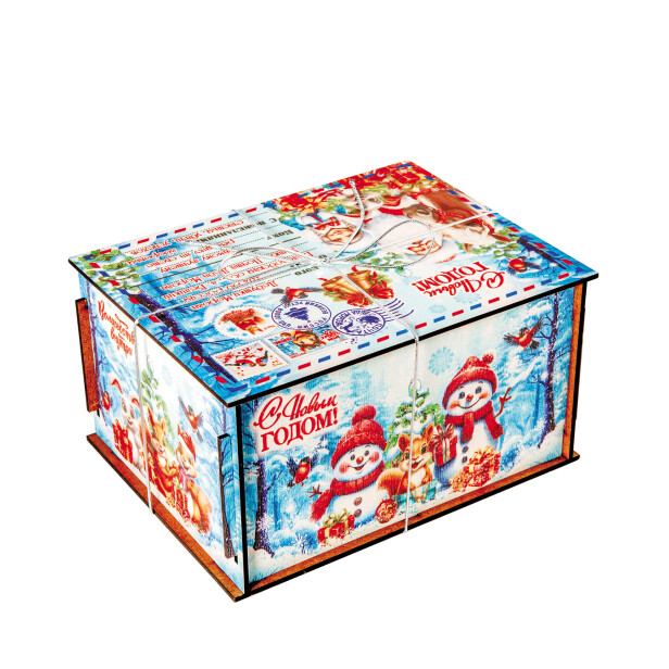 Детский сладкий новогодний подарок «Посылка». Фото 2