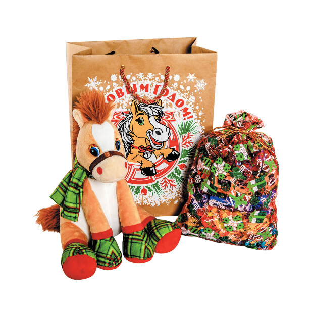 Детский сладкий новогодний подарок «Чемпион». Фото 1