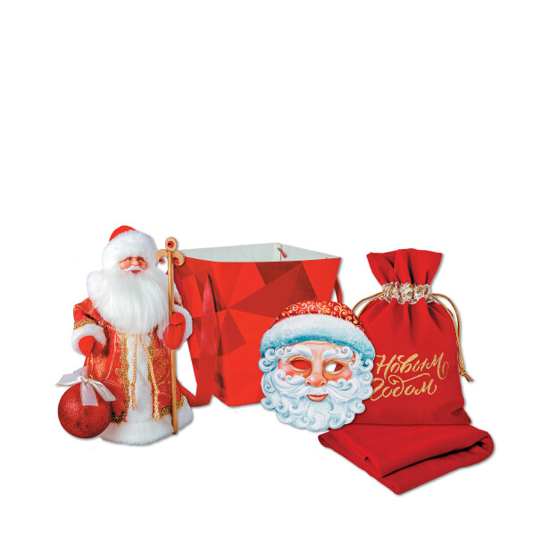 Детский сладкий новогодний подарок «Кашпо». Фото 1