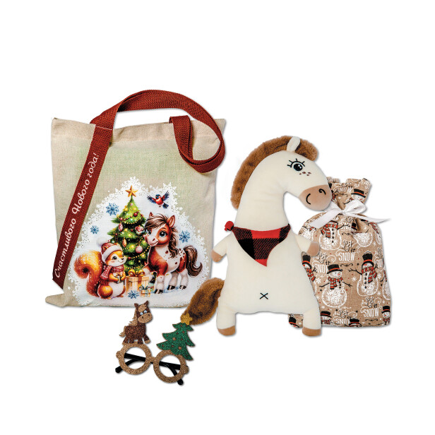 Детский сладкий новогодний подарок «Сумка №1». Фото 1