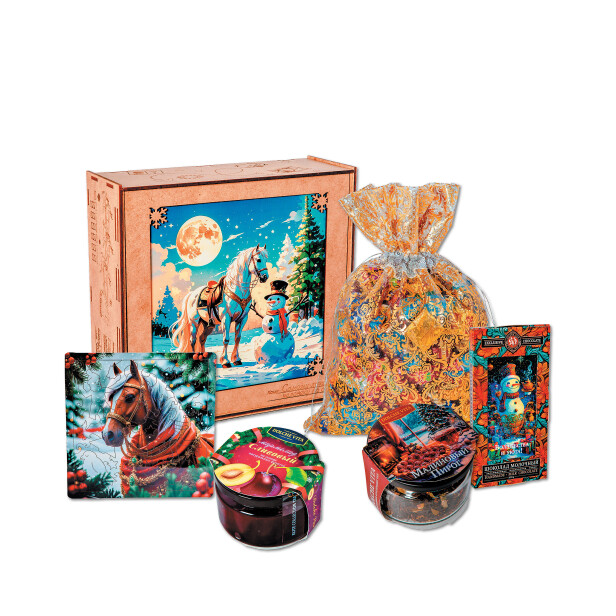 Детский сладкий новогодний подарок «Счастливый НГ». Фото 1